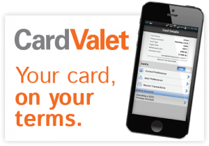 Your card on your terms with CardValet banner