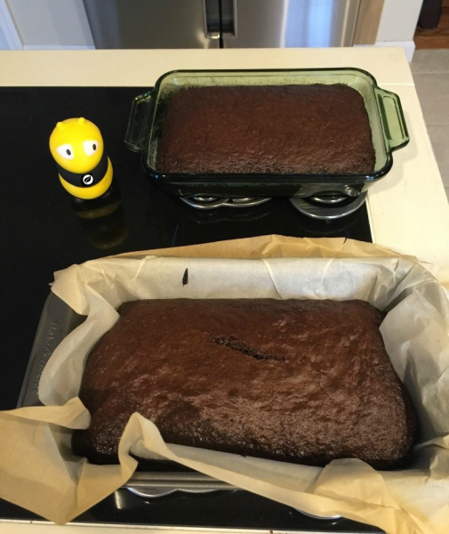 Chocolate Zucchini Bread with Peanut Butter