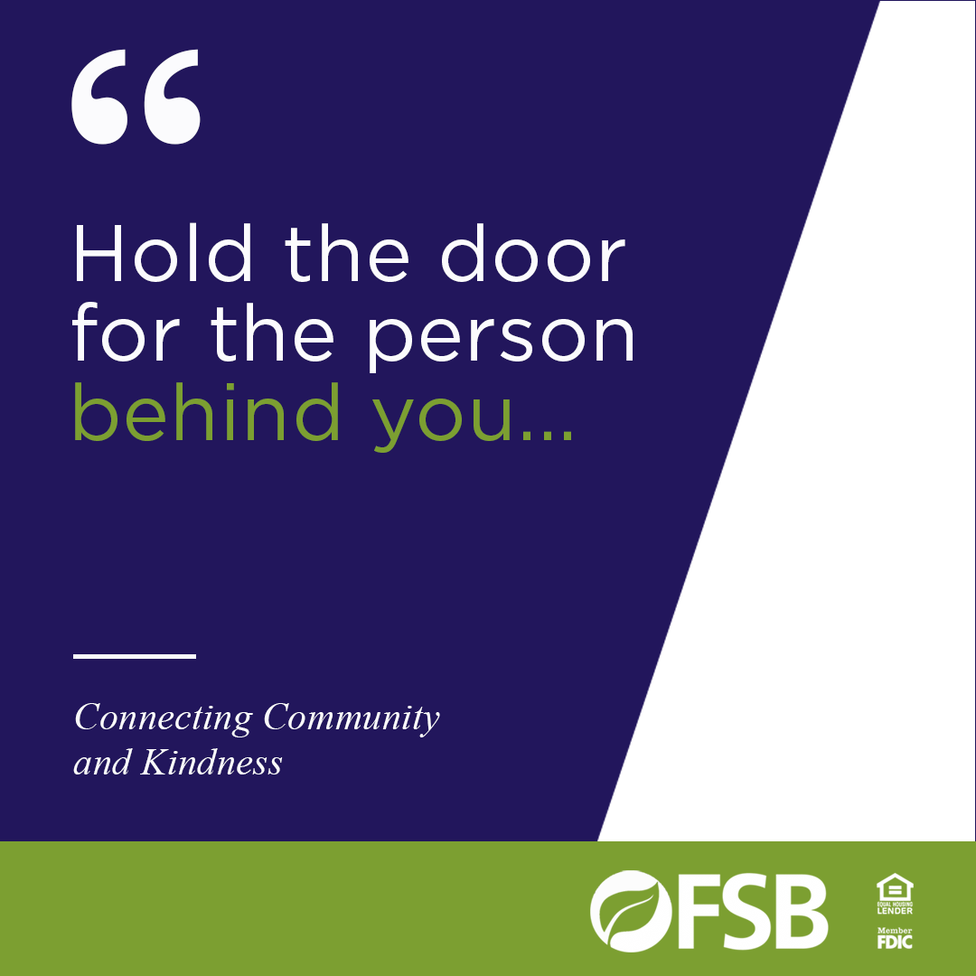 Kindness - Hold the Door kindness