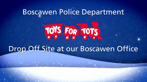 Boscawen Police Department Toys for Tots