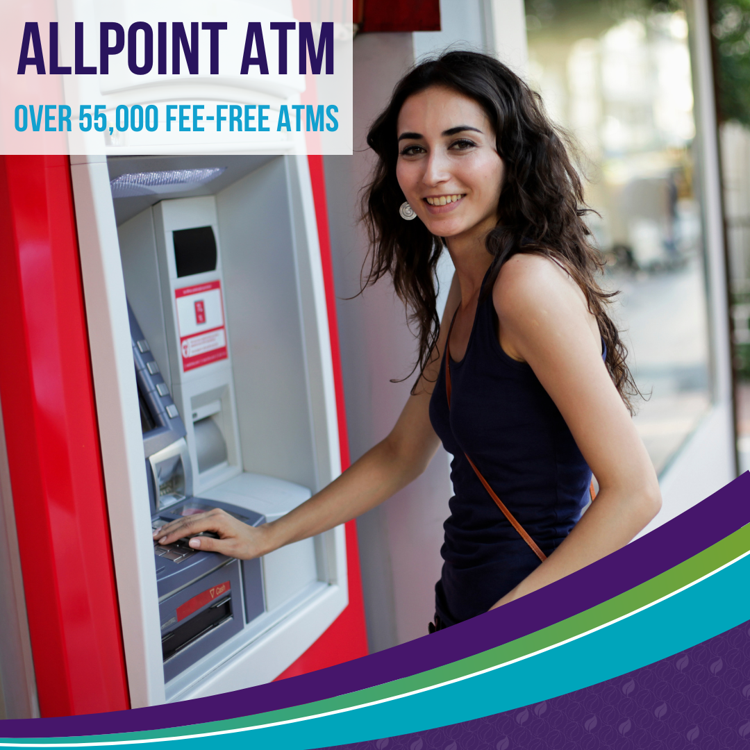 +55k fee free ATMs with Allpoint