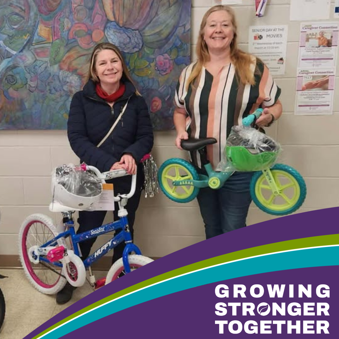 Bessie Rowell Community Center Bike Donation 2025