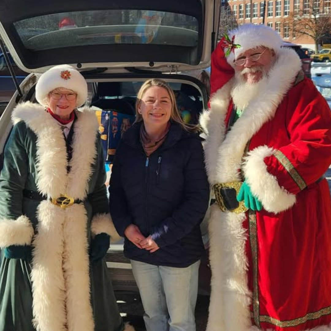 FSB Dropping off toys for Toys for Tots to WMUR