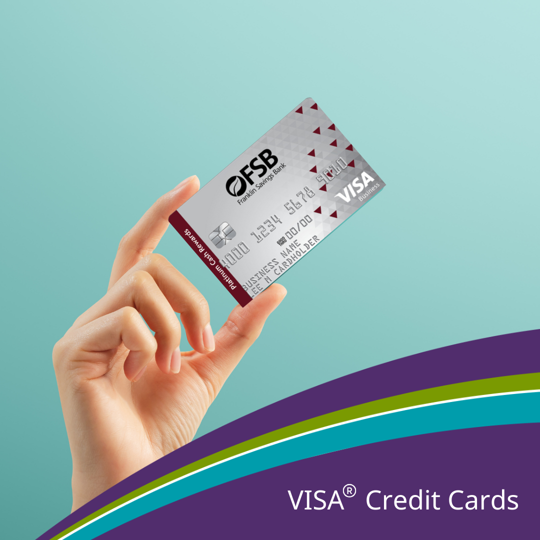 African American Man excited about opening up a new FSB Business Credit card