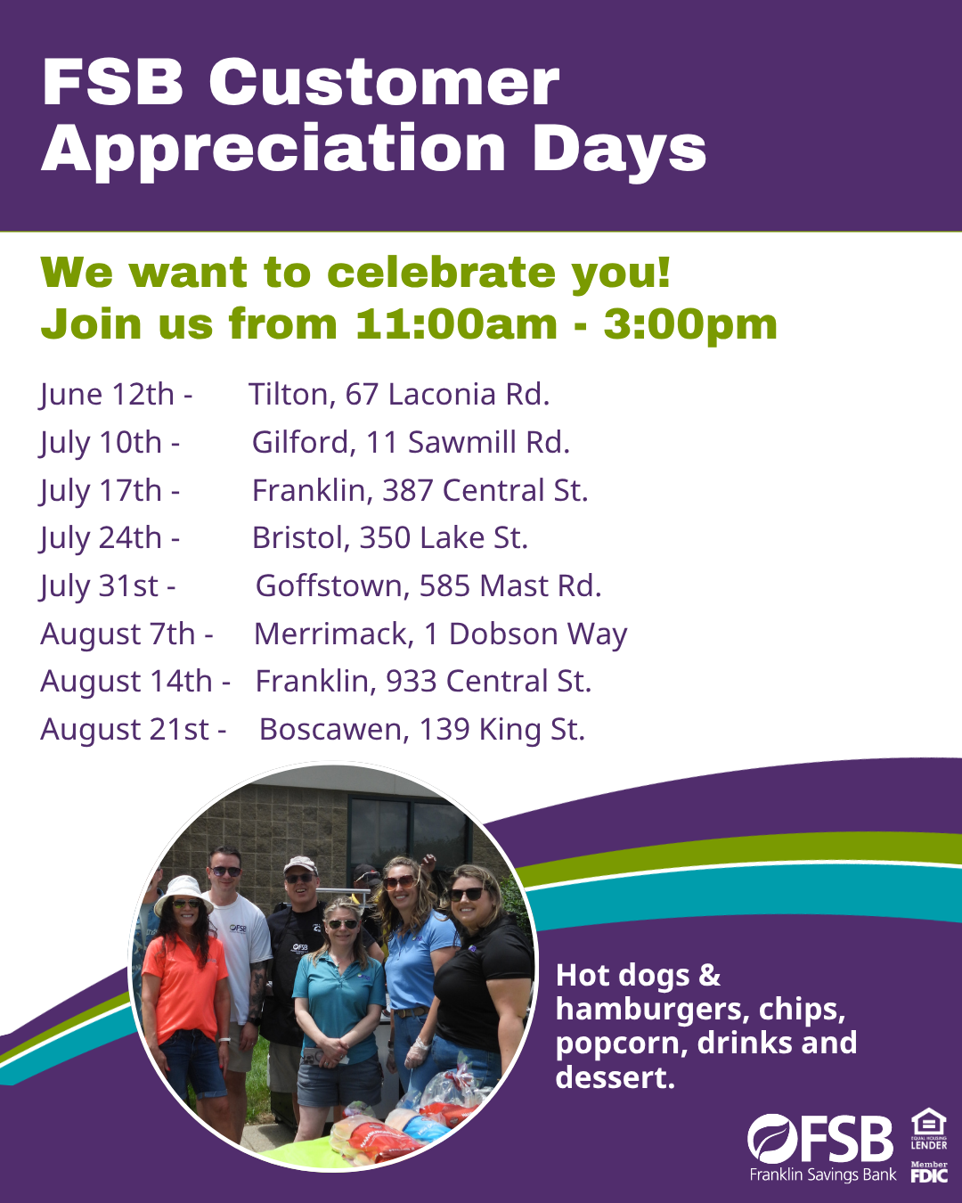 Community Bank Photo. Merrimack Summer Concert Series