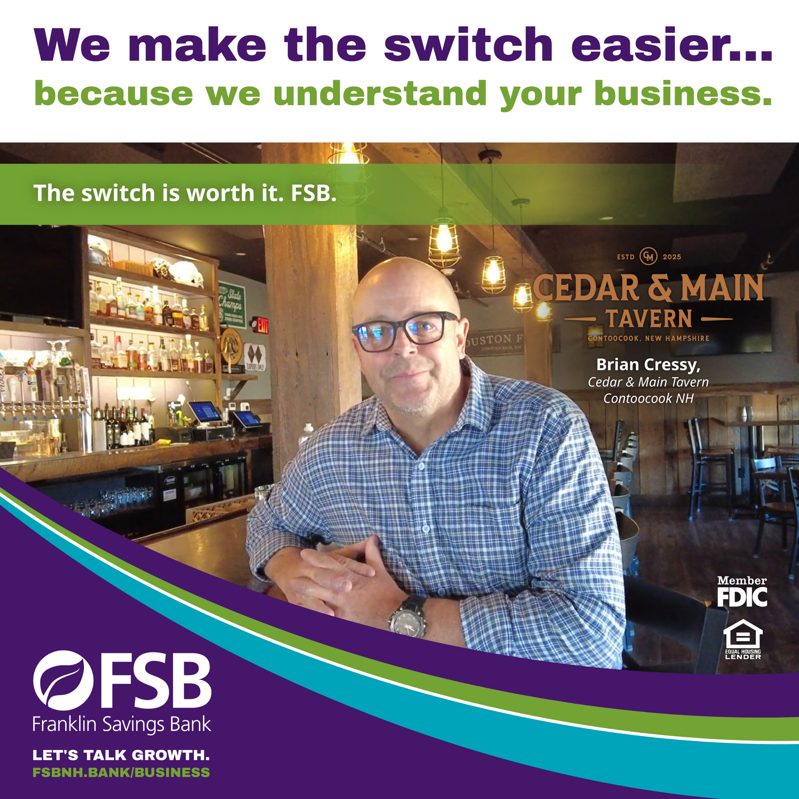 FSB Business Spotlight - Cedar & Main Tavern