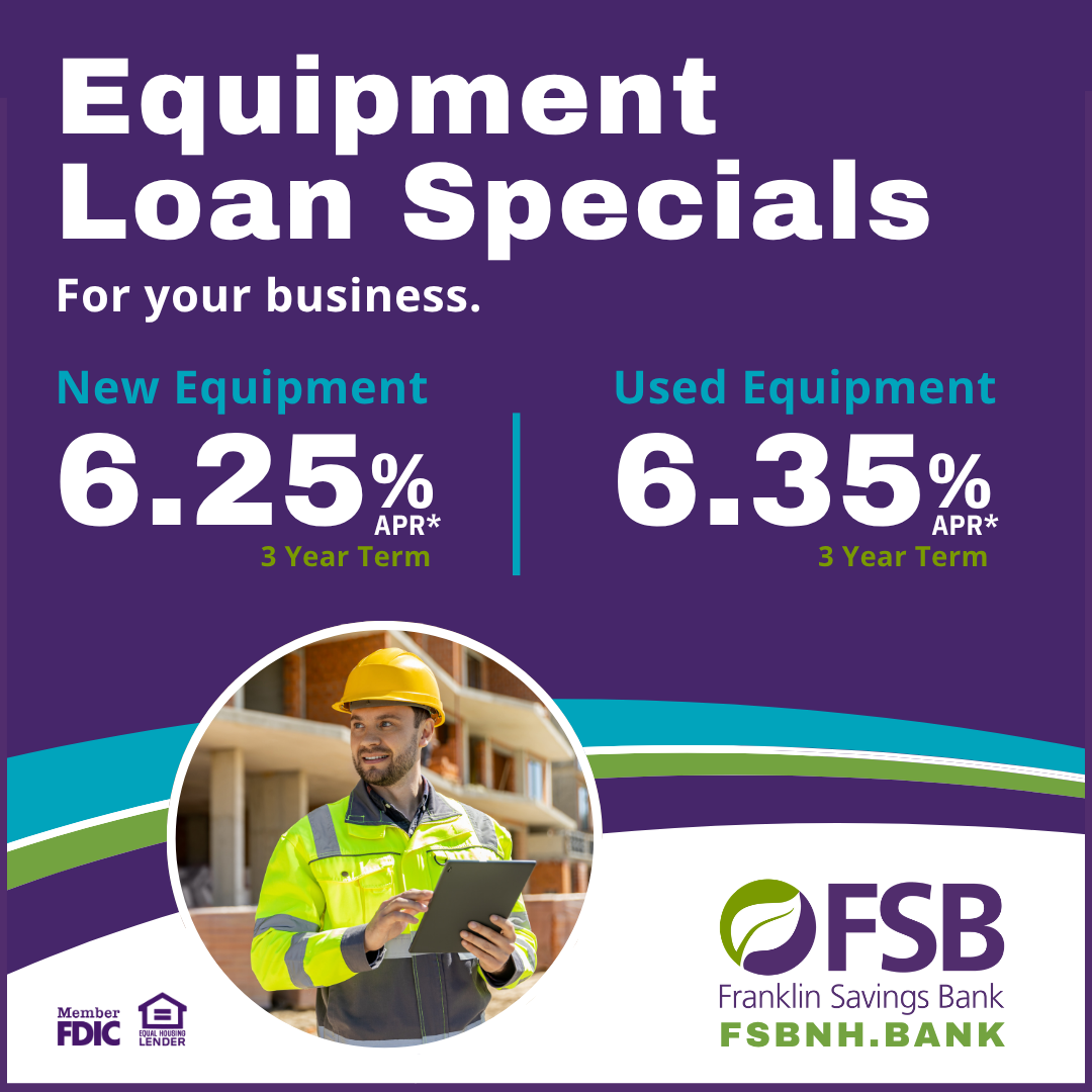 Caucasian construction worker on FSB Equipment rate ad